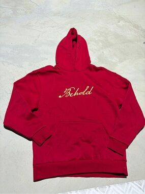 Lauren daigle Behold Christmas tour Script Red Hoodie Sweatshirt small